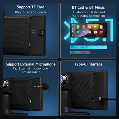 10.26" Wireless CarPlay MP5 Player with Camera