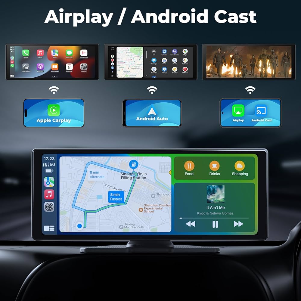 10.26" Wireless CarPlay MP5 Player with Camera