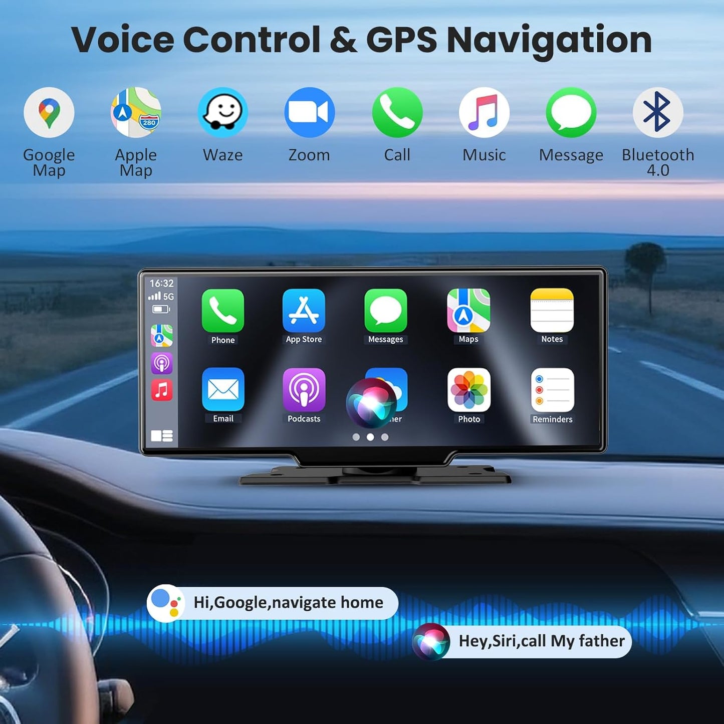 10.26" Wireless CarPlay MP5 Player with Camera